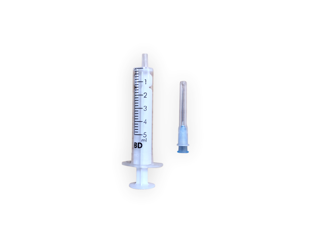 5ml Syringe with Needle 23G